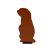 YH Hunting .22 prairie dog reactive steel shooting target