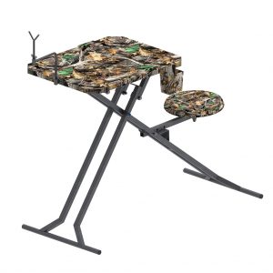 Folding shooting table