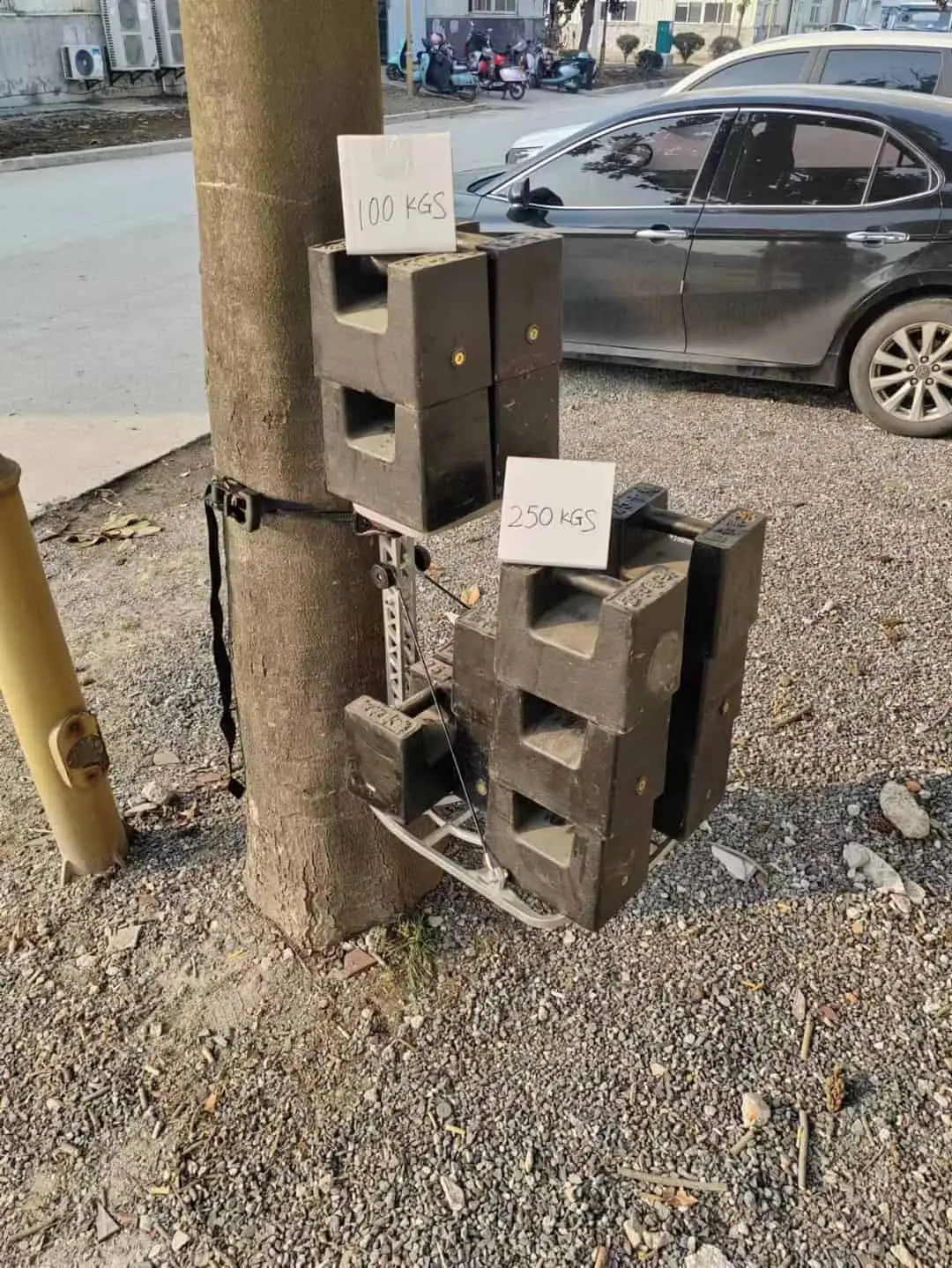 tree stand load testing process4 yhhunting - YH Hunting