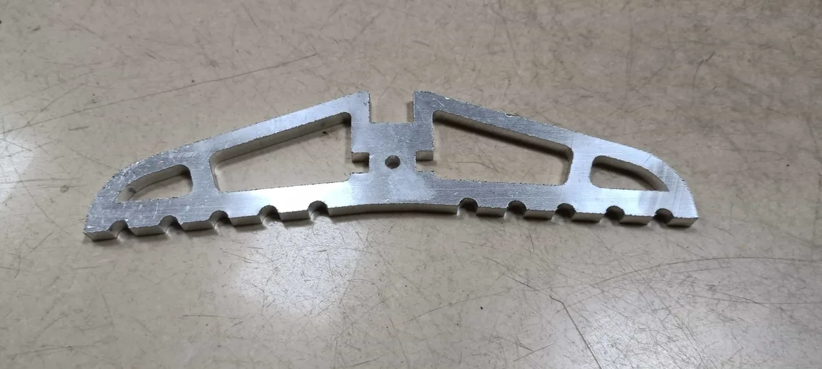 Machined climbing stick rail blank with weight-saving slots - YH Hunting